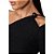 Blusa Colcci Slim Metalizada Pr25 Preto Feminino - Imagem 3