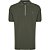 Camisa Polo Individual Zip Slim Ve25 Verde Escuro Masculino - Imagem 1