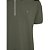 Camisa Polo Individual Zip Slim Ve25 Verde Escuro Masculino - Imagem 3