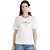 Camiseta Lança Perfume Bordado Ve25 Off White Feminino - Imagem 1