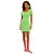 Vestido Curto Lança Perfume Canelado Ve25 Verde Feminino - Imagem 1