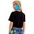 Camiseta Cropped Lança Perfume Ve25 Preto e Verde Feminino - Imagem 2