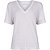 Blusa Dudalina Decote V Shine Ve23 Branco Feminino - Imagem 1
