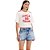 Camiseta Cropped Easy Lança Perfume Ve25 Off White Feminino - Imagem 4
