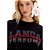 Camiseta Cropped Lança Perfume Ve25 Preto Feminino - Imagem 3