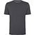 Camiseta Individual Moda Comfort In24 Cinza Escuro Masculino - Imagem 1