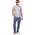 Camisa Polo Aramis 4 Frisos Ve25 Cinza e Marinho Masculino - Imagem 4