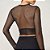 Blusa Colcci Slim Tela Ve25 Preto Feminino - Imagem 2
