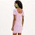 Vestido Curto Lança Perfume Canelado Ve25 Rosa Feminino - Imagem 2