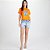Camiseta Easy Lança Perfume Estampada Ve25 Laranja Feminino - Imagem 3