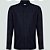 Camisa Jeans Dudalina Slim Ve25 Azul Escuro Masculino - Imagem 1