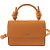 Bolsa Shoulder Colcci Knot Ve25 Laranja Feminino - Imagem 1