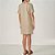 Vestido Colcci T-Shirt Dress Ve25 Bege Feminino - Imagem 2