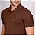 Camisa Polo Aramis Frisos Interno Ve25 Marrom Café Masculino - Imagem 3