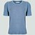 Blusa Dudalina Tricot Lurex Ve25 Azul Feminino - Imagem 1