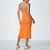 Vestido Colcci Ve25 Laranja Salmona Feminino - Imagem 2