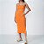 Vestido Colcci Ve25 Laranja Salmona Feminino - Imagem 1