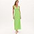Vestido Super Mid Lança Perfume Canelado Ve25 Verde Feminino - Imagem 1