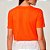 Camiseta Colcci Comfort Ve25 Laranja Purpurina Feminino - Imagem 2