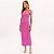 Vestido Super Midi Lança Perfume Less Ve25 Rosa Feminino - Imagem 1