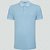 Camisa Polo Dudalina Piquet Ve25 Azul Masculino - Imagem 1
