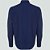Camisa Slim Dudalina Tricoline Lisa Ve25 Marinho Masculino - Imagem 2