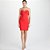 Vestido Easy Lança Perfume Midi Ve25 Vermelho Feminino - Imagem 3