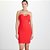 Vestido Easy Lança Perfume Midi Ve25 Vermelho Feminino - Imagem 1