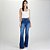 Calça Jeans Lança Perfume Minerva Sh Ve25 Azul Feminino - Imagem 3