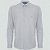 Camisa Slim Dudalina Tricoline Lisa Ve25 Cinza Masculino - Imagem 1