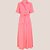 Vestido Dudalina Chemise Faixa Ve23 Rosa Feminino - Imagem 3