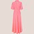 Vestido Dudalina Chemise Faixa Ve23 Rosa Feminino - Imagem 4