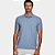 Camisa Polo Aramis Piquet Mescla Ve25 Azul Indigo Masculino - Imagem 1