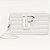 Bolsa Clutch Easy Lança Perfume Gomos Ve25 Branco Feminino - Imagem 1