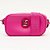 Bolsa Crossbody Lança Perfume Camera Ve25 Rosa Feminino - Imagem 3