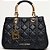 Bolsa Tote Lança Perfume Matelasse Ve25 Preto Feminino - Imagem 3