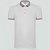 Camisa Polo Dudalina Piquet Bin Ve25 Off White Masculino - Imagem 1