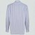 Camisa Dudalina Comfort Tinto Listrada Ve25 Branco Masculino - Imagem 2
