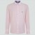 Camisa Slim Dudalina Tricoline Lisa Ve25 Rosa Masculino - Imagem 1