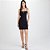Vestido Curto Easy Lança Perfume De Alça Ve25 Preto Feminino - Imagem 3