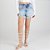 Short Jeans Lança Perfume Comfort Hi Ve25 Azul Feminino - Imagem 1