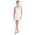 Vestido Curto Lança Perfume Canelado Ve25 Branco Feminino - Imagem 1
