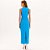 Vestido Super Midi Lança Perfume Less Ve25 Azul Feminino - Imagem 2
