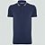 Camisa Polo Dudalina Piquet Frisos Ve25 Azul Masculino - Imagem 1