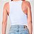 Regata Canelada Colcci Slim Ve25 Branco Feminino - Imagem 2