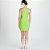 Vestido Lança Perfume Curto Canelado Ve25 Verde Feminino - Imagem 2