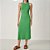 Vestido Colcci Canelado Ve25 Verde Dille Feminino - Imagem 1