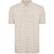 Camisa Polo Individual Listrada Piquet Ve25 Marrom Masculino - Imagem 1