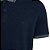 Camisa Polo Individual Maquinetada Ve25 Marinho Masculino - Imagem 4