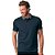 Camisa Polo Individual Maquinetada Ve25 Marinho Masculino - Imagem 1